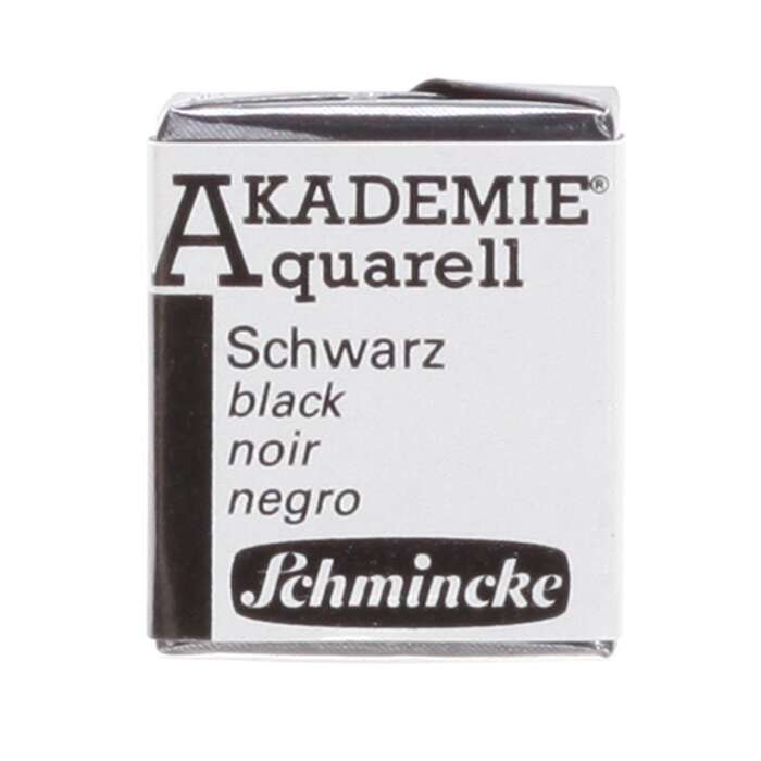 Schmincke Akademie نصف قرص ألوان مائية أسود