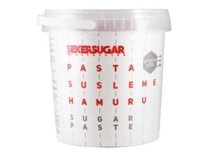 ŞEKER&SUGAR عجينة السكر سكر وسكر 1 كيلو بني