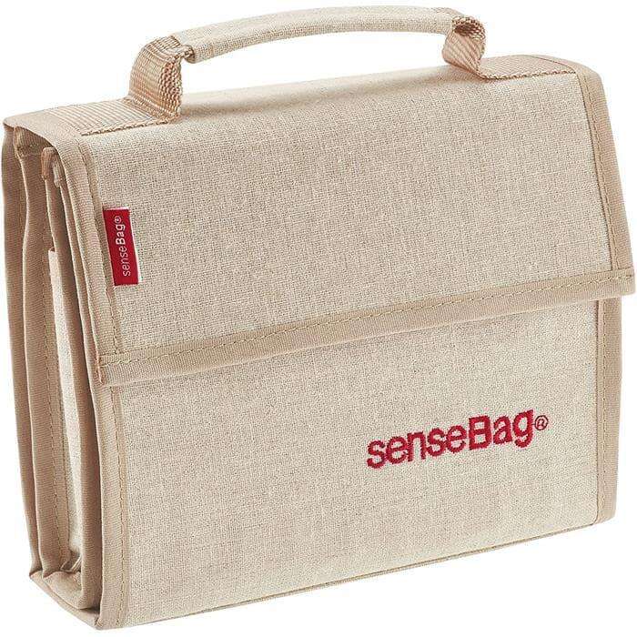 senseBag حقيبة أقلام سينس باج 36 قطعة طبيعية