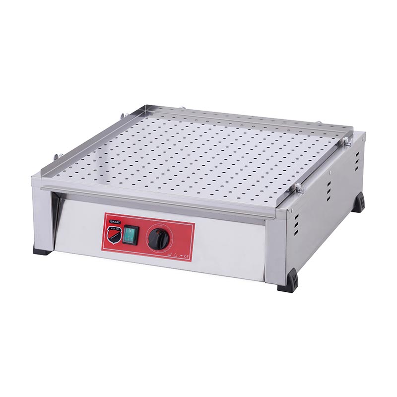 SilverInox سيلفرينوكس Ih01 سخان همبرغر رطب، بدون زجاج، 55x55x20 سم