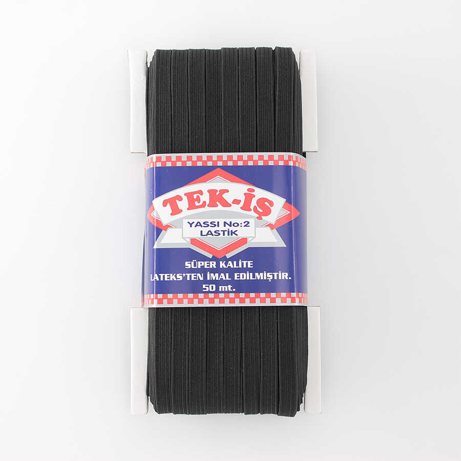 TEK-İŞ Tek-iş إطارات مسطحة رقم: 2 50 م. أسود