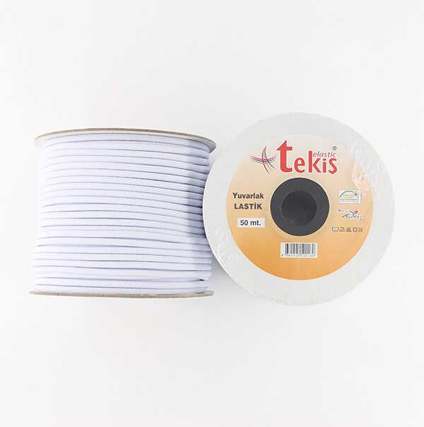 TEK-İŞ إطارات دائرية أحادية الوظيفة بطول 50 مترًا. لفائف بيضاء