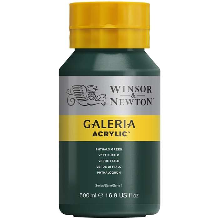 Winsor & Newton وينسور آند نيوتن جاليريا طلاء أكريليك 500 مل فثالو أخضر 522