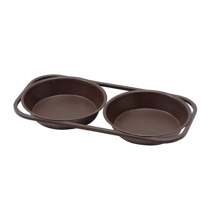 Öztiryakiler أوزتيرياكيلر قالب خبز دائري غير لاصق، قطعتين، 19x19x5.5 سم