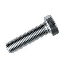 M10x45 الترباس السداسي (الرأس السداسي) || DIN 933-A2 304، غير القابل للصدأ