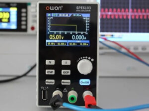 Owon Spe6103 DC مصدر طاقة قابل للتعديل 300 واط 0-60 فولت 0-10 أمبير 1 قناة