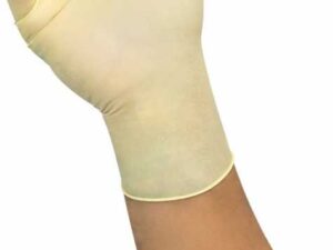 Ansell- قفازات واقية من المواد الكيميائية والسوائل من المطاط الطبيعي Microflex® 63-864 من اللاتكس (م) عبوة من 100 قطعة